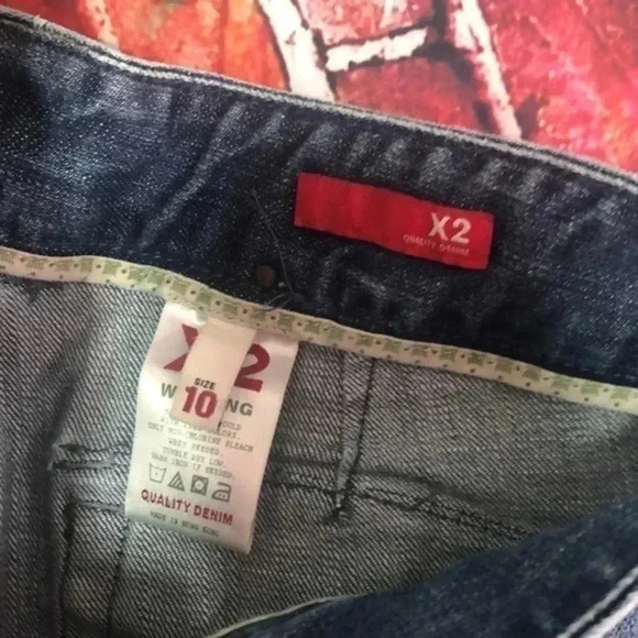 X2 brand size 10 ladies‎ Bermuda style jean shorts - Picture 4 of 8